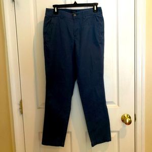 Blue J. Crew Slim Chino Pants